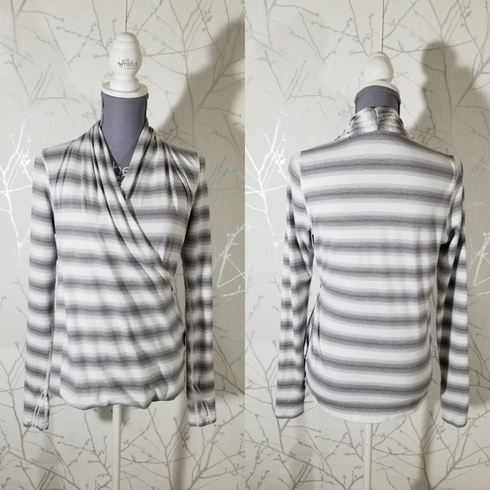 Lululemon Ombre Striped Rulu Wrap Style Radiant Long Sleeve